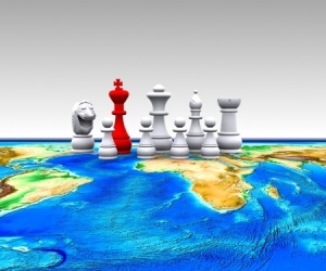 Chess on the world - 3D 16974542_s